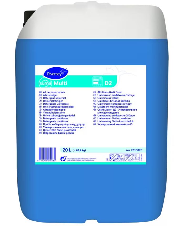 Diversey Suma Multi D2, 20L - універсальний миючий засіб для кухні